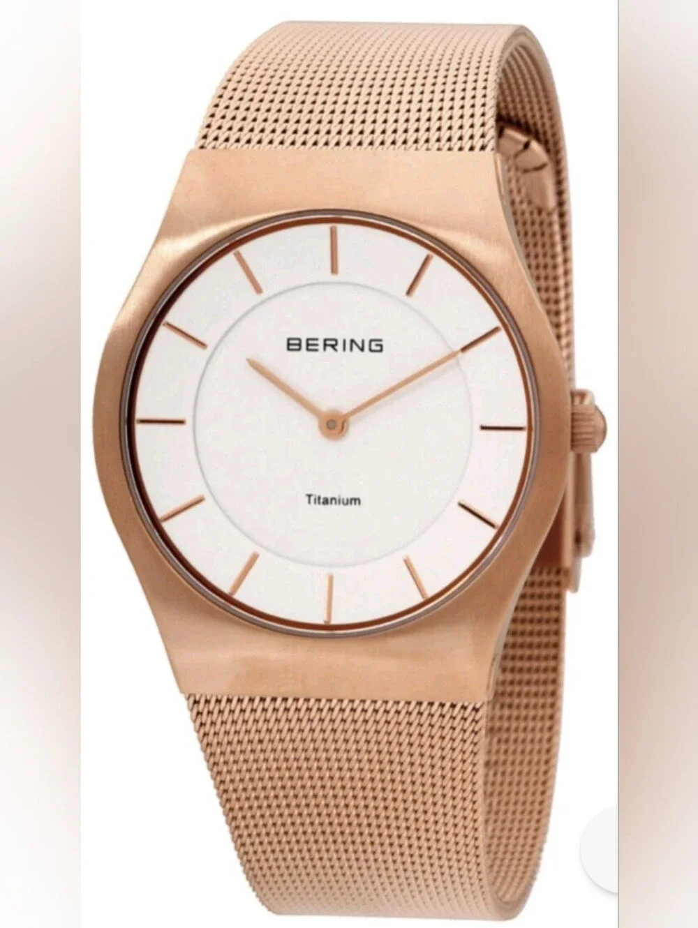 Bering rose gold